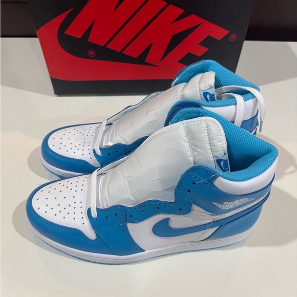 New Nike Jordan 1 high top og baby blue mens size 12 - Picture 5 of 5